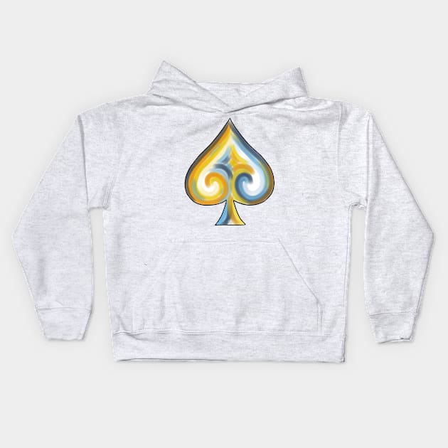 Proud Aces: Aroace Kids Hoodie by Bestiary Artistry